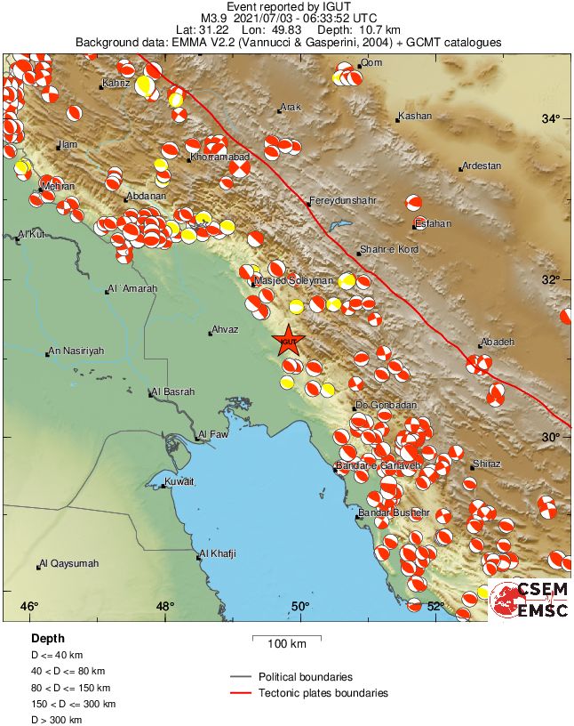 Regional moment Tensor