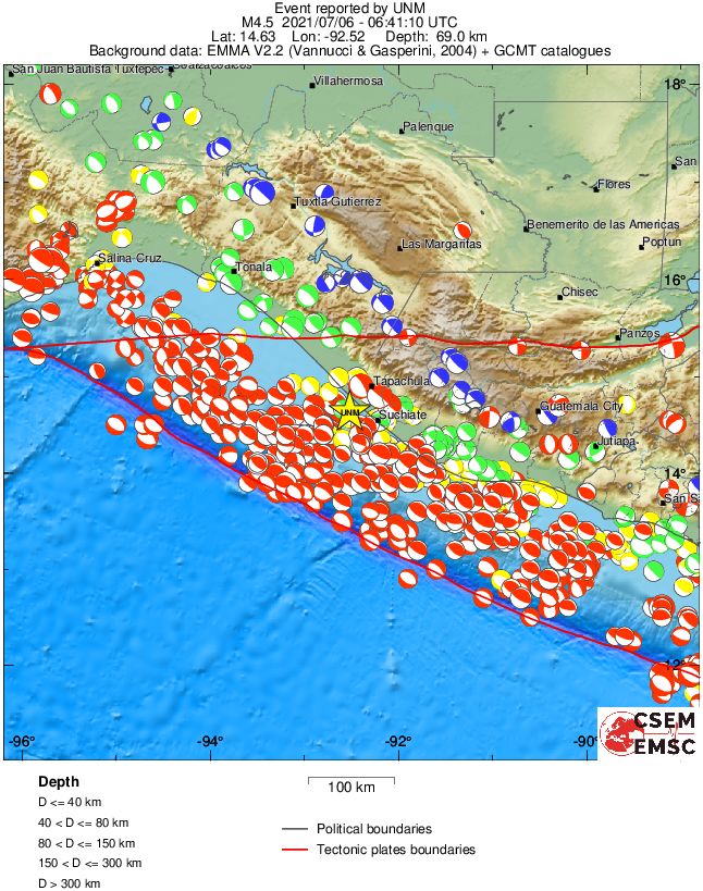 Regional moment Tensor