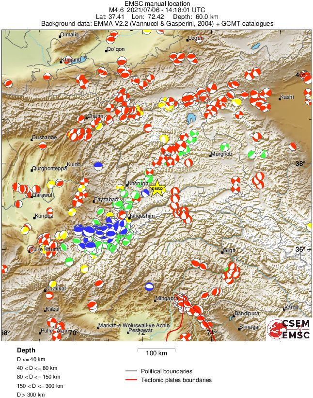 Regional moment Tensor