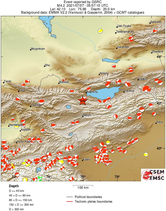 Regional moment Tensor