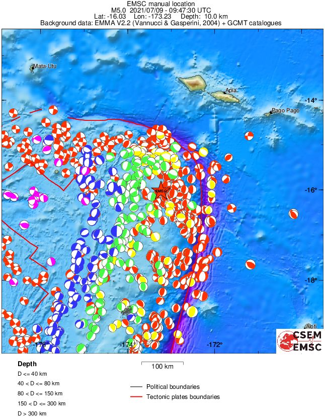 Regional moment Tensor
