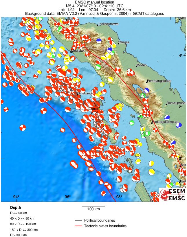 Regional moment Tensor