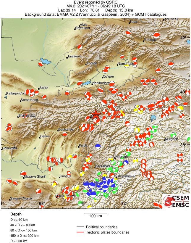 Regional moment Tensor
