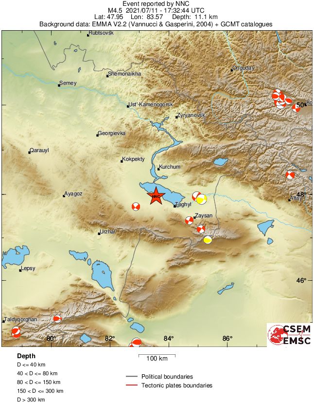 Regional moment Tensor