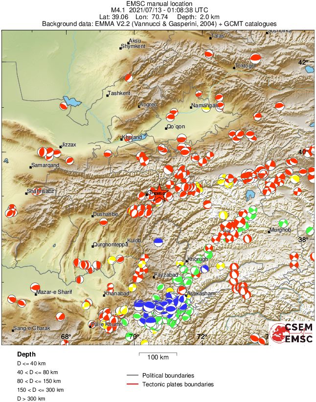 Regional moment Tensor