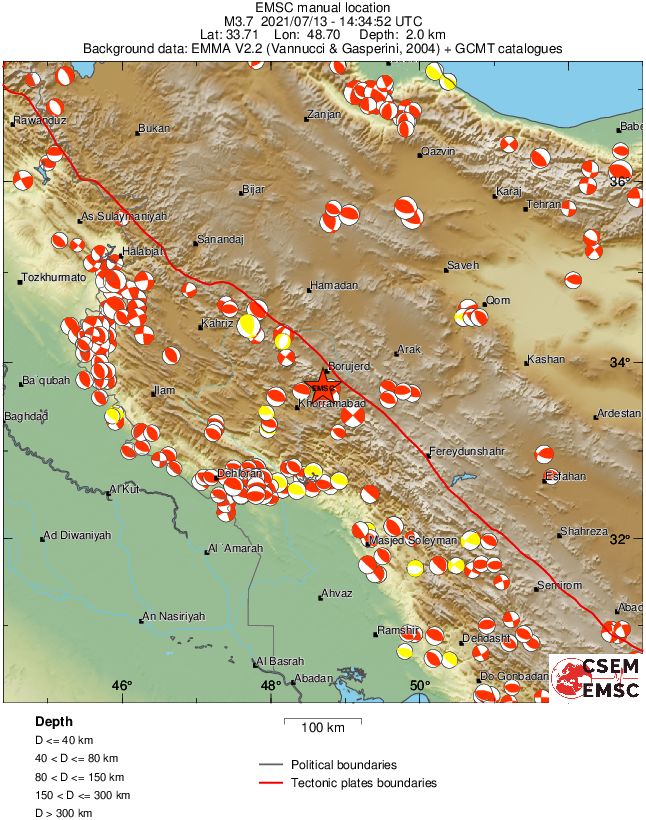 Regional moment Tensor