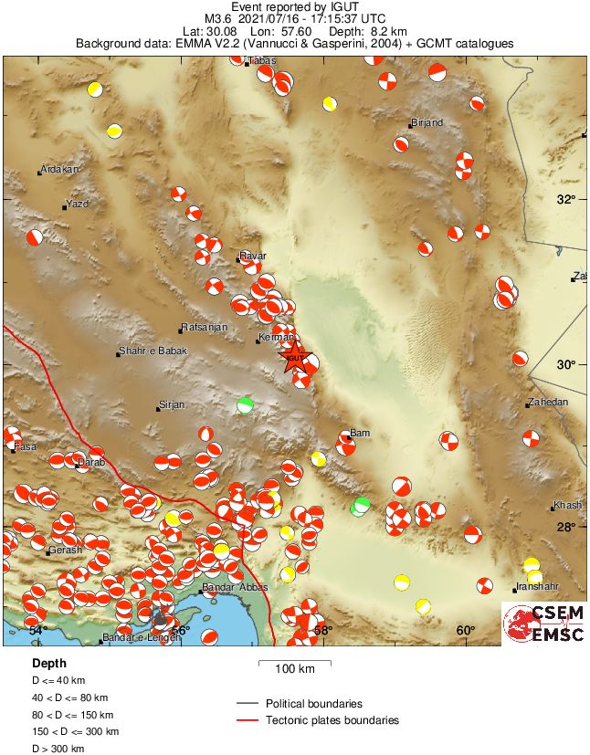 Regional moment Tensor