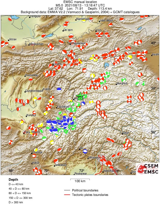 Regional moment Tensor