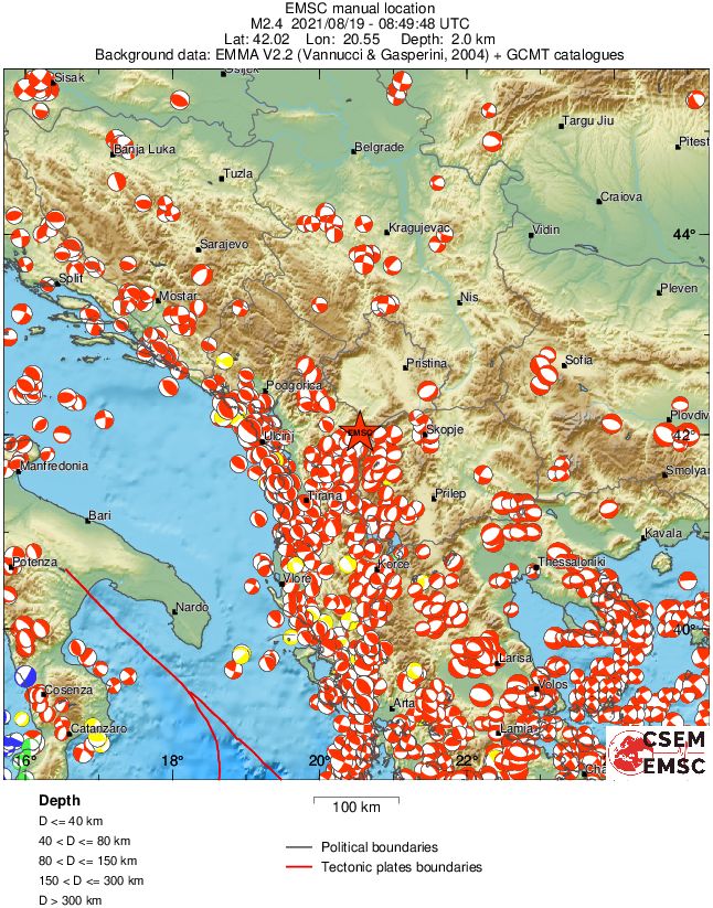 Regional moment Tensor