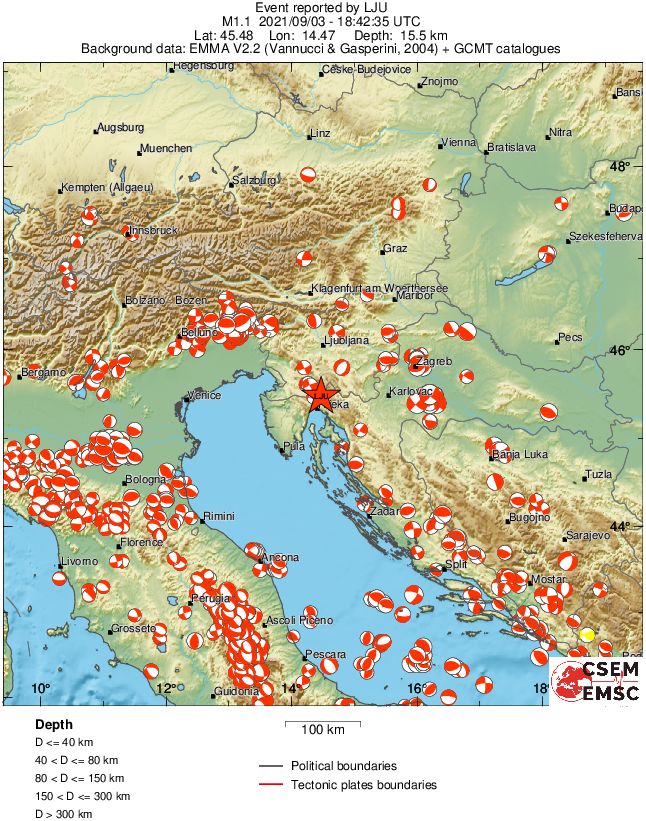Regional moment Tensor