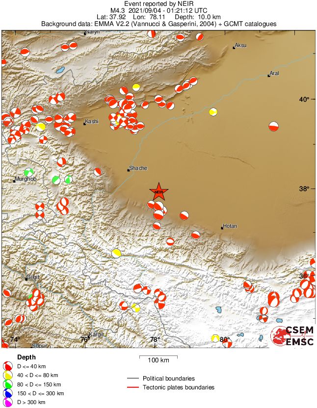 Regional moment Tensor