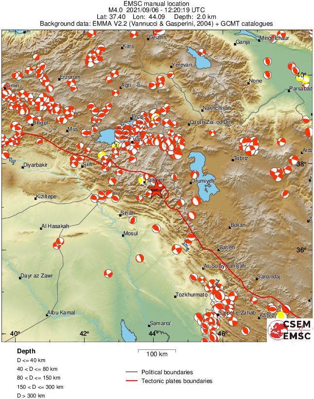 Regional moment Tensor