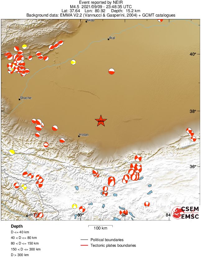 Regional moment Tensor