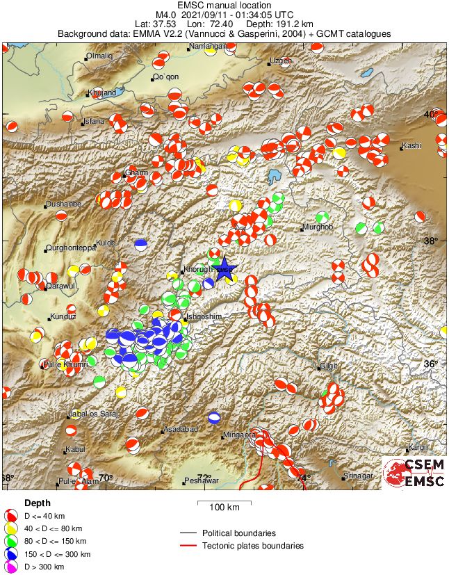 Regional moment Tensor