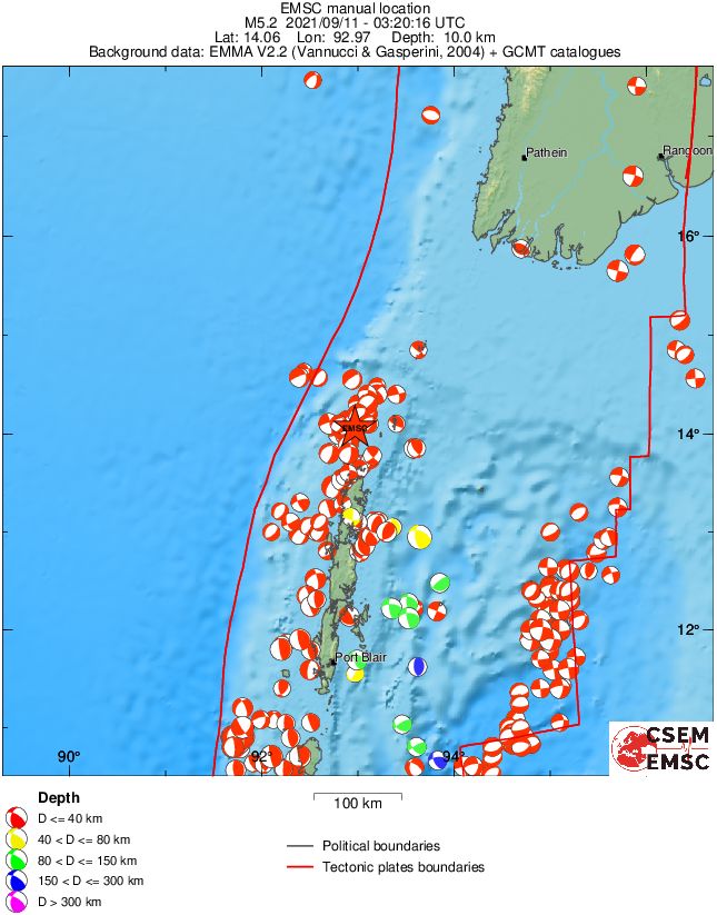 Regional moment Tensor
