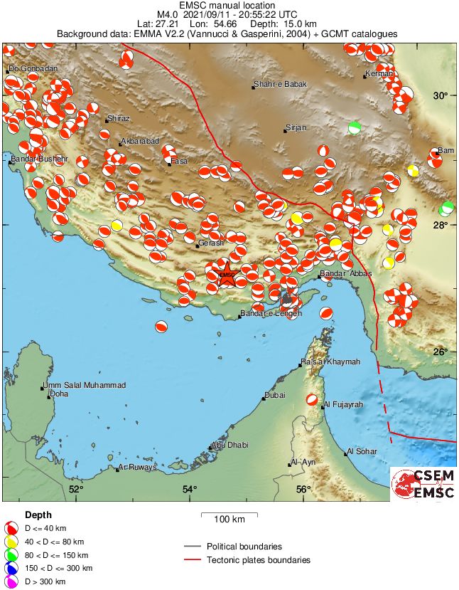 Regional moment Tensor