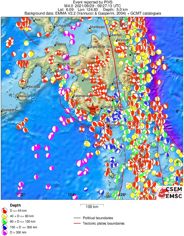 Regional moment Tensor
