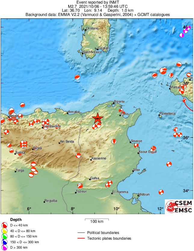 Regional moment Tensor