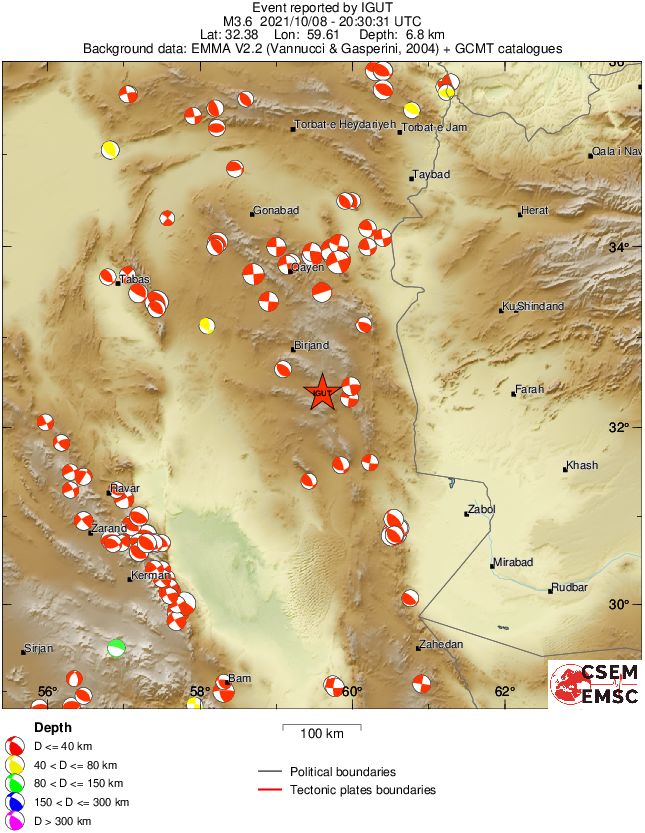 Regional moment Tensor