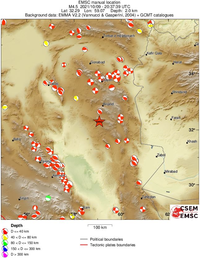 Regional moment Tensor
