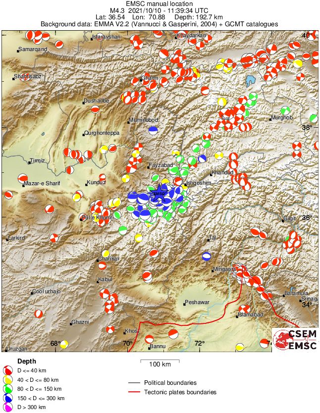 Regional moment Tensor