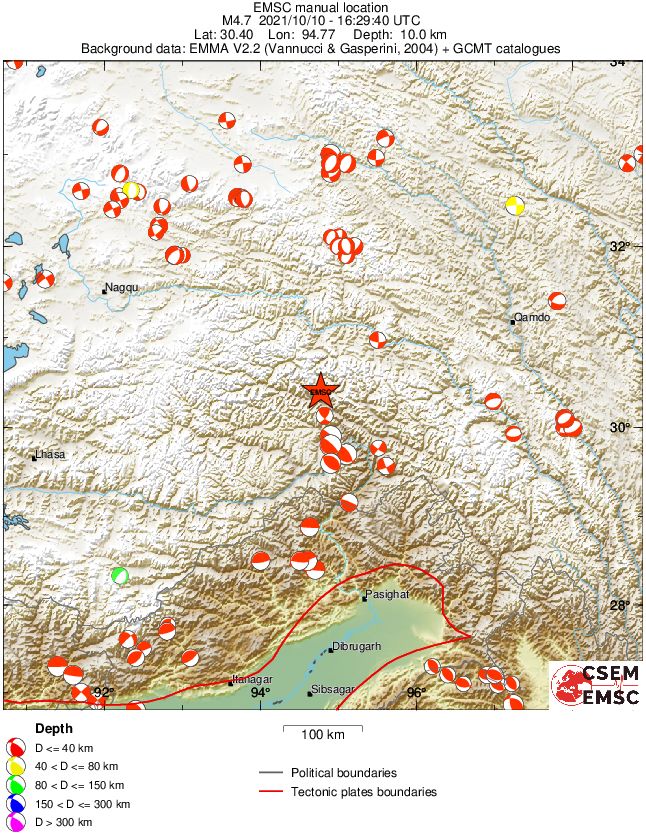 Regional moment Tensor