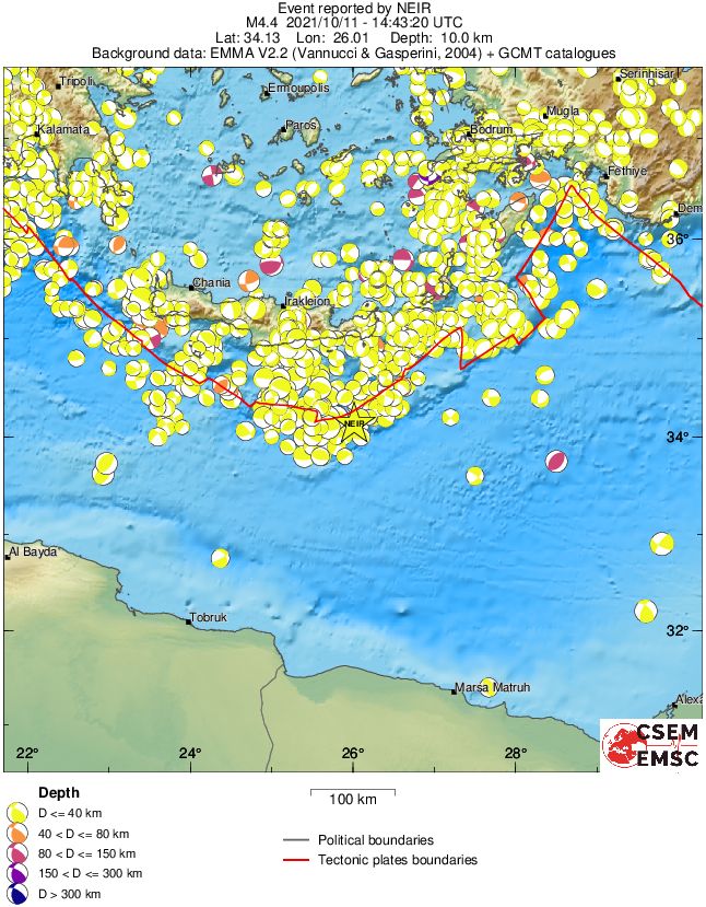 Regional moment Tensor