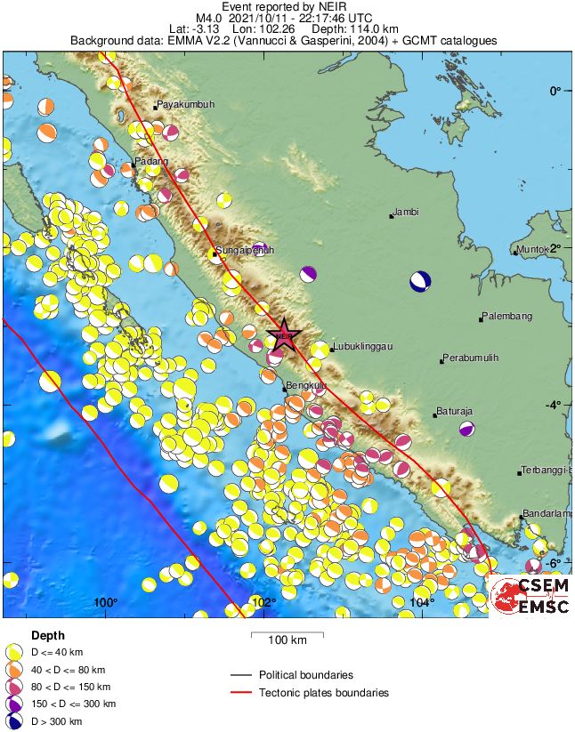 Regional moment Tensor