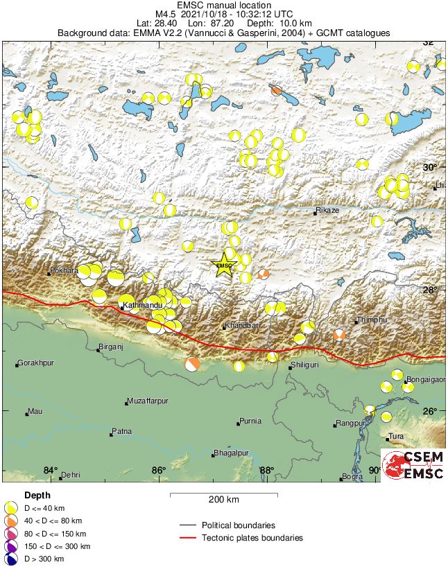 Regional moment Tensor