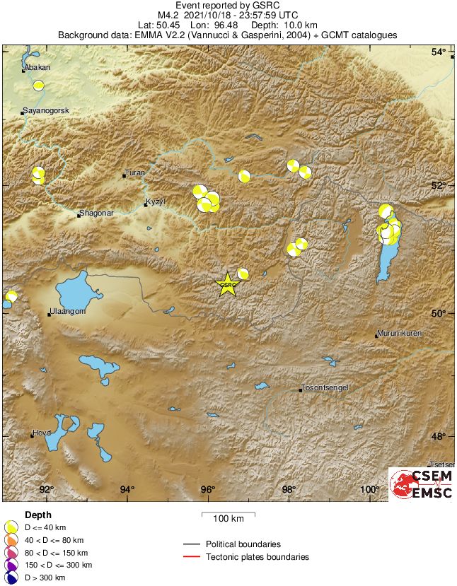 Regional moment Tensor