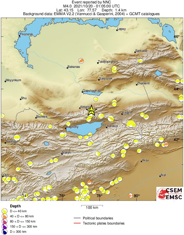 Regional moment Tensor