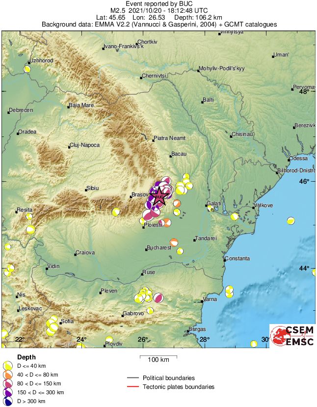 Regional moment Tensor