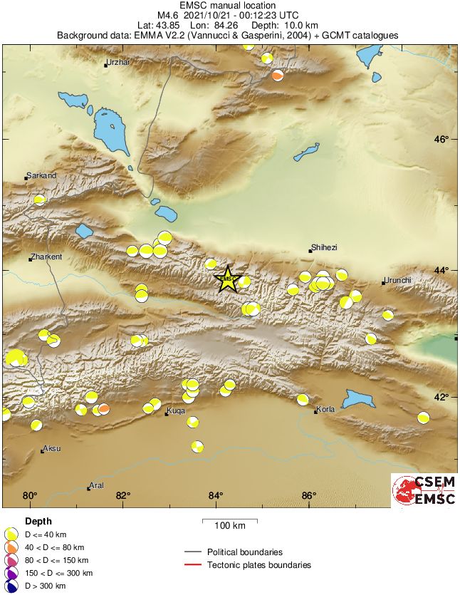 Regional moment Tensor