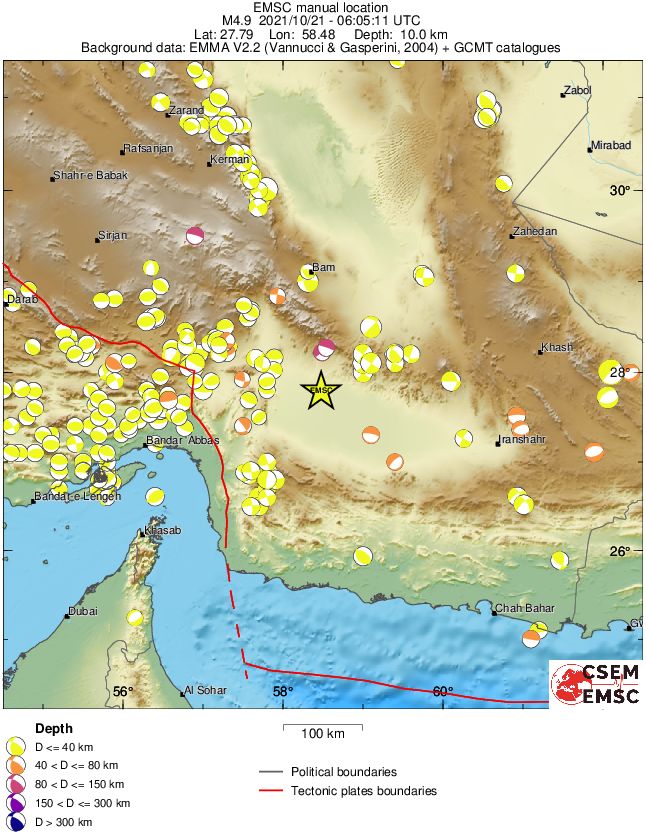 Regional moment Tensor
