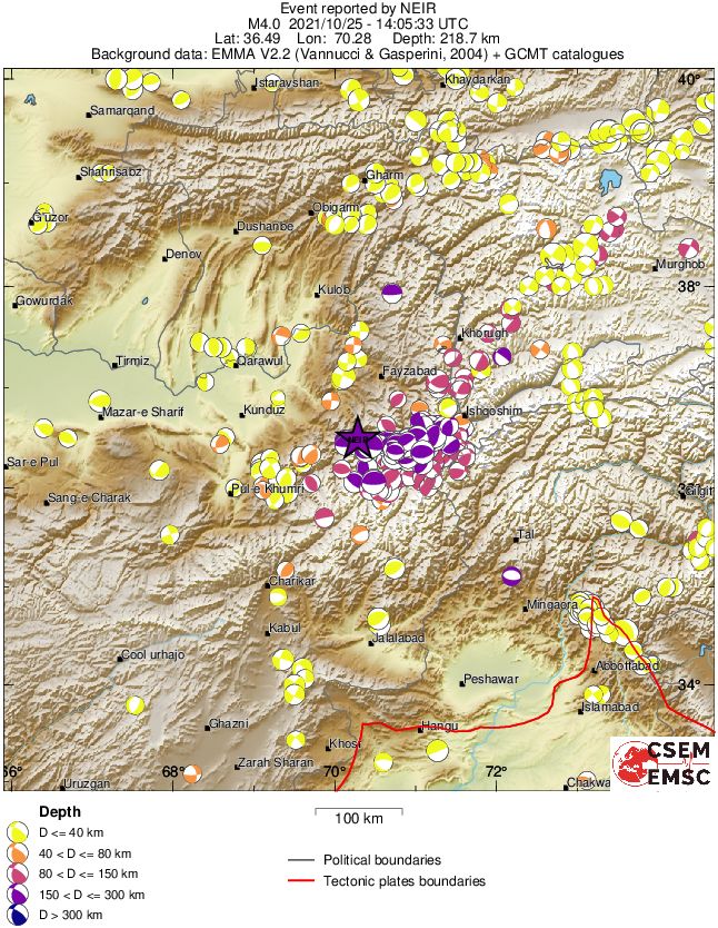 Regional moment Tensor