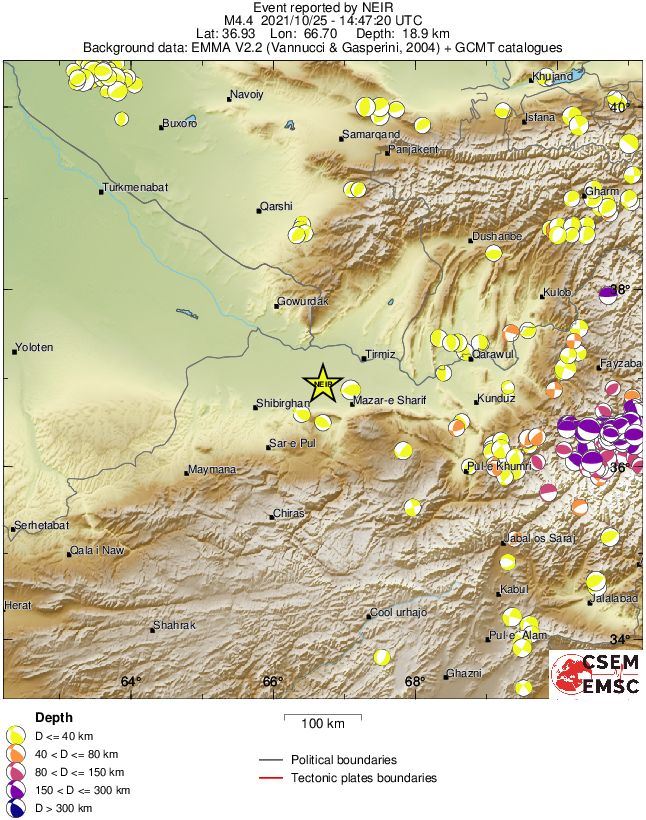 Regional moment Tensor