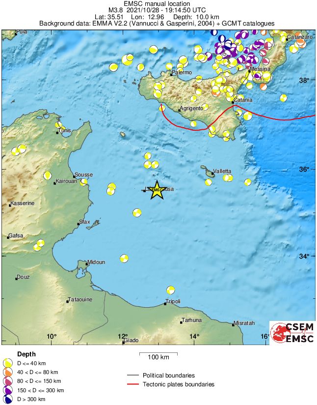 Regional moment Tensor