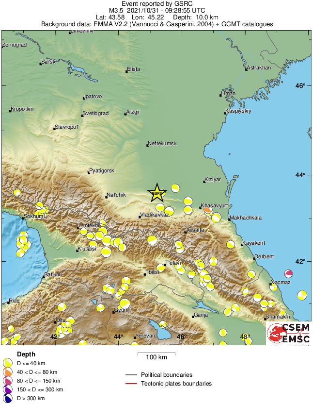 Regional moment Tensor