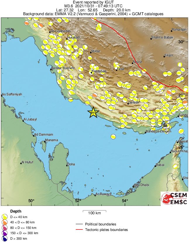Regional moment Tensor
