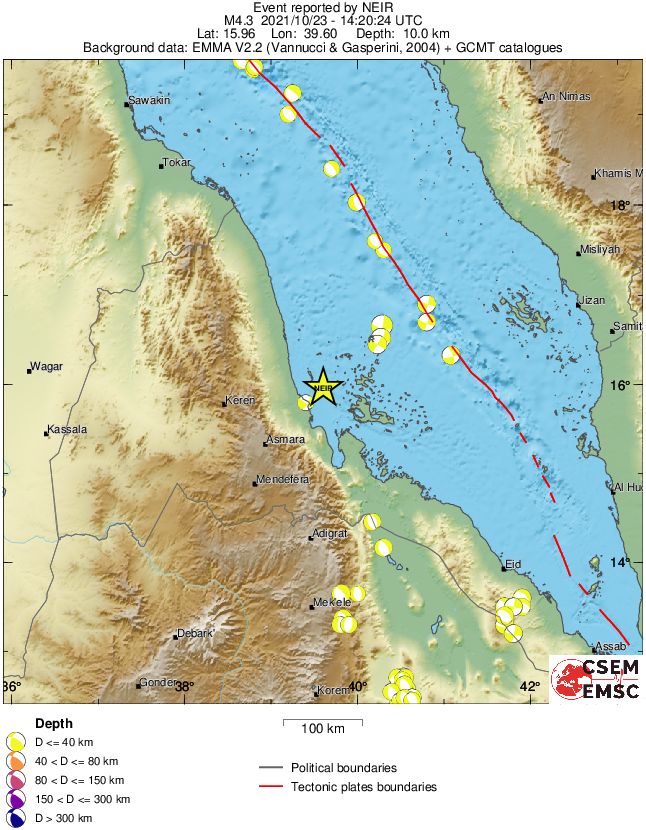 Regional moment Tensor