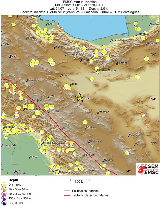 Regional moment Tensor