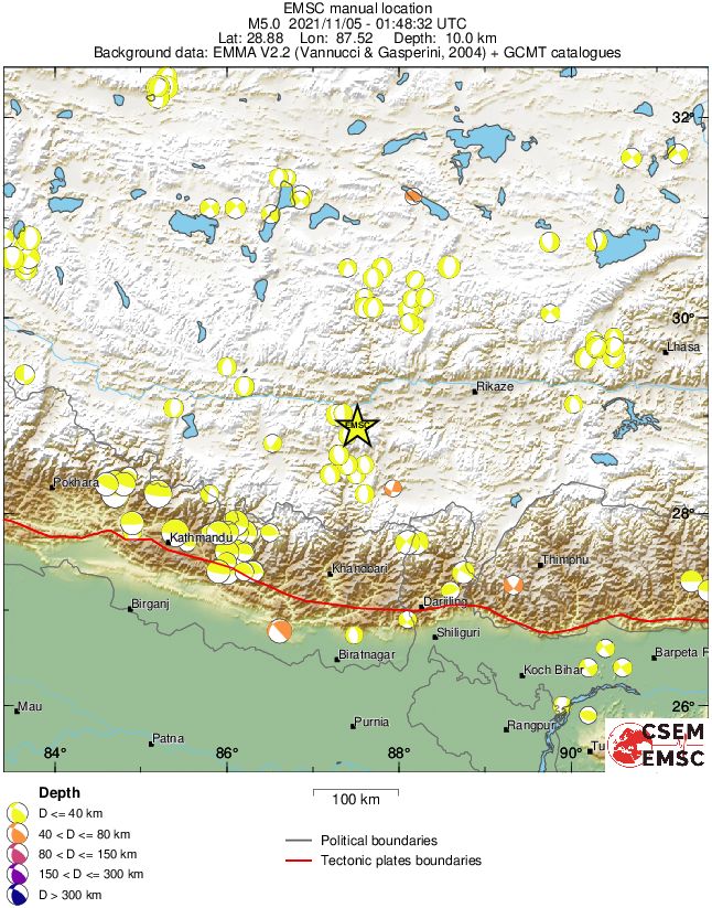 Regional moment Tensor