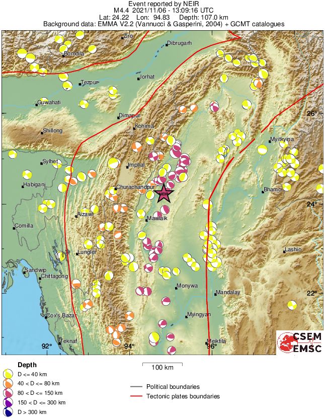 Regional moment Tensor
