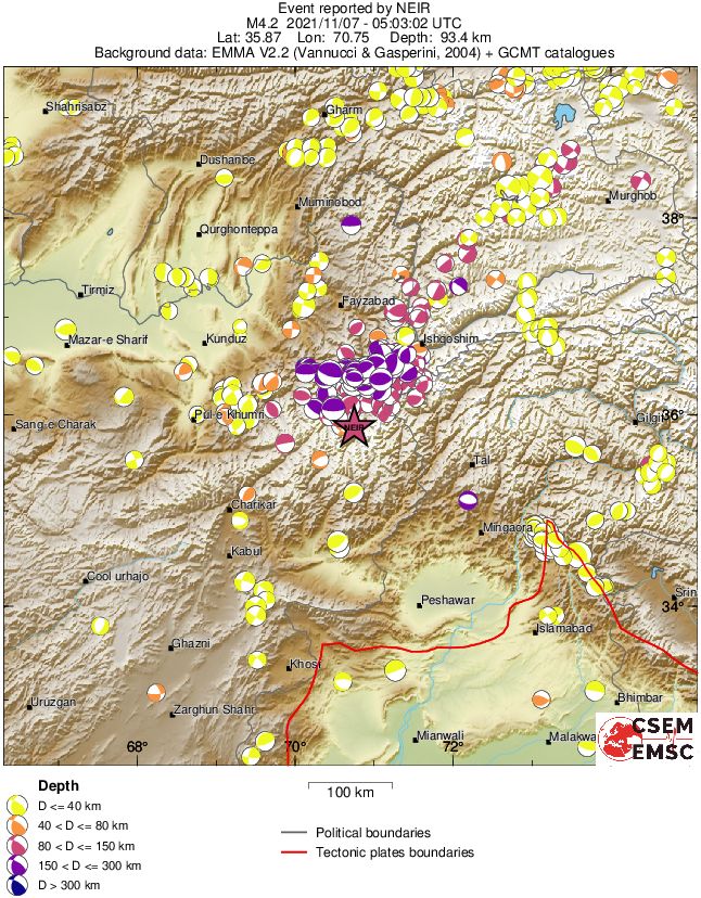 Regional moment Tensor