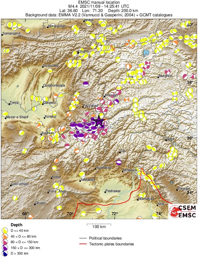Regional moment Tensor