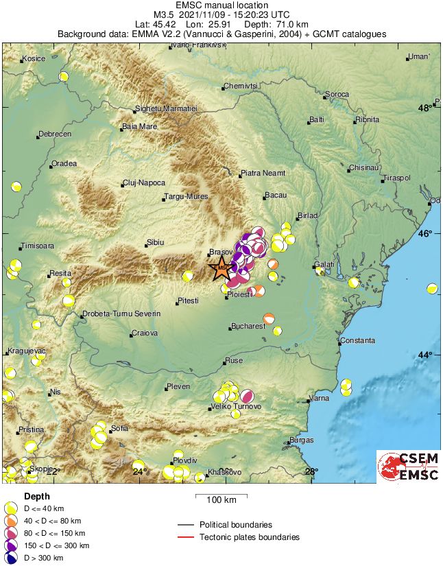 Regional moment Tensor