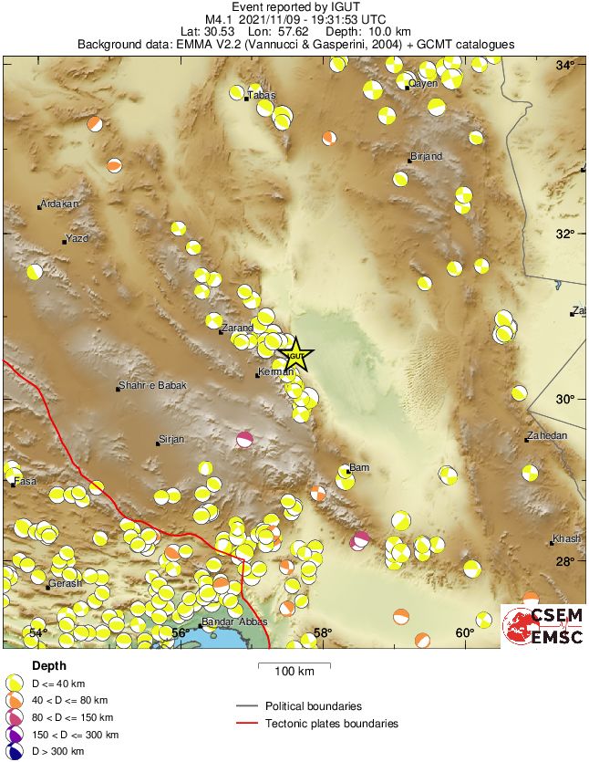Regional moment Tensor