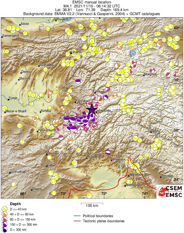 Regional moment Tensor