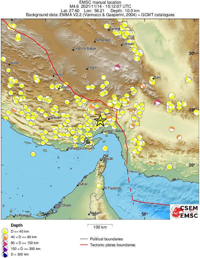 Regional moment Tensor