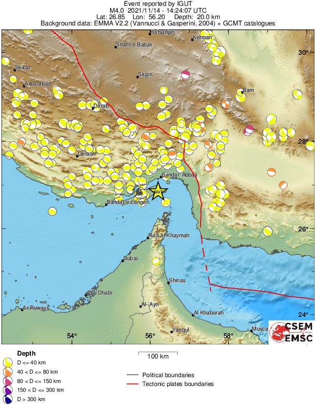 Regional moment Tensor